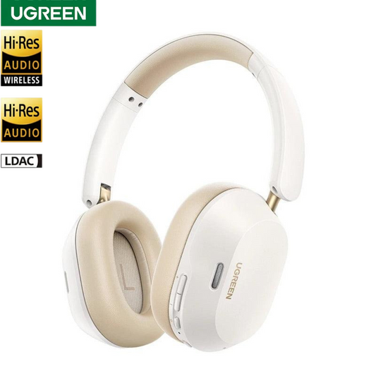 Auriculares inalámbricos UGREEN Max5c: cancelación activa de ruido y conexión dual | Perfectos para música y juegos