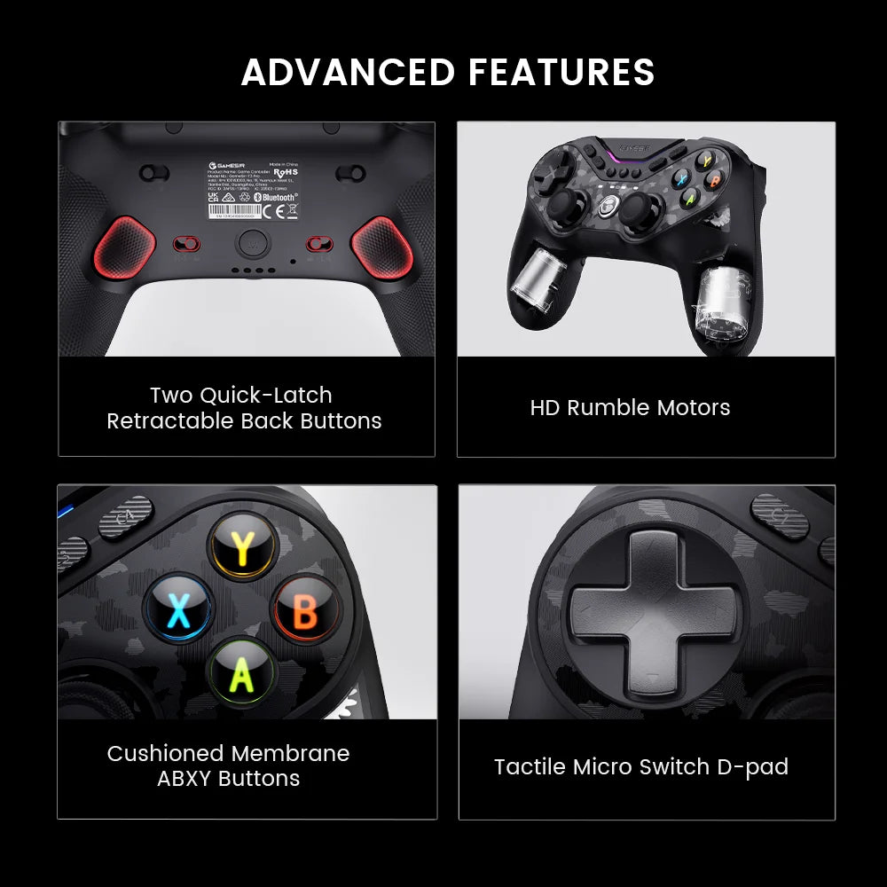 GameSir Tarantula Pro Wireless Switch Controller – Universal Gamepad for Nintendo Switch, iOS, Android, & PC