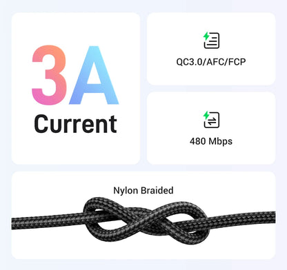 UGREEN 3A USB-C | Super Fast Charging & Data Transfer Cable