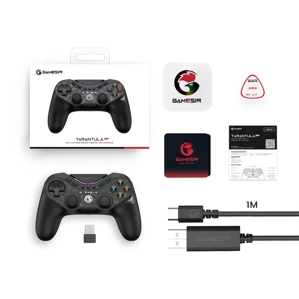 GameSir Tarantula Pro Wireless Switch Controller – Universal Gamepad for Nintendo Switch, iOS, Android, & PC