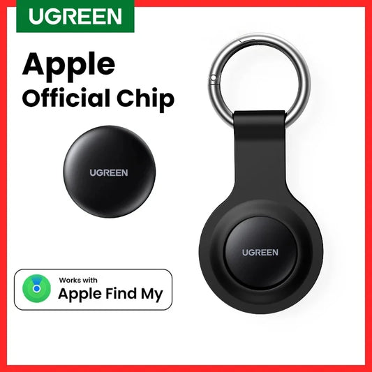 Etiqueta rastreadora Bluetooth UGREEN SmartTrack para llaves, auriculares y equipaje: perfecta con Apple Find My, compatible con dispositivos iOS, iPadOS o macOS