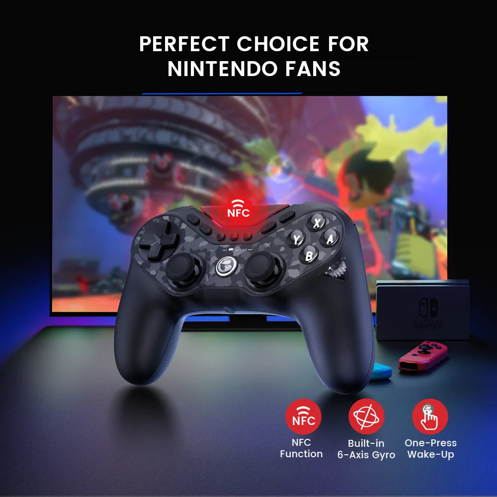 GameSir Tarantula Pro Wireless Switch Controller – Universal Gamepad for Nintendo Switch, iOS, Android, & PC